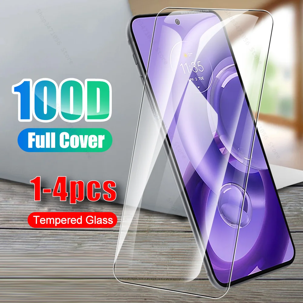 

1-4Pcs 100D Tempered Glass For Motorola Edge 30 Neo Screen Protector Moto Rola Edg30 Edge 20 Pro Edge20 Lite 30Pro 30Neo 20Pro