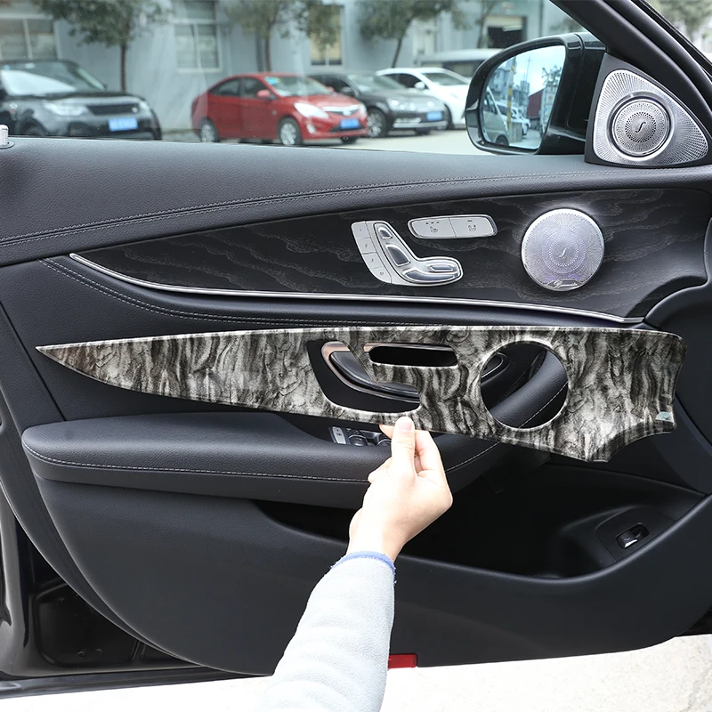 

Для Mercedes-Benz E-Class W213 E200l E300l 2016-2021 интерьер автомобиля фотопанель обшивка ABS автомобильные аксессуары для интерьера