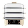 Electric steamer household intelligent reservation three-layer large capacity fully automatic steaming and cooking 6