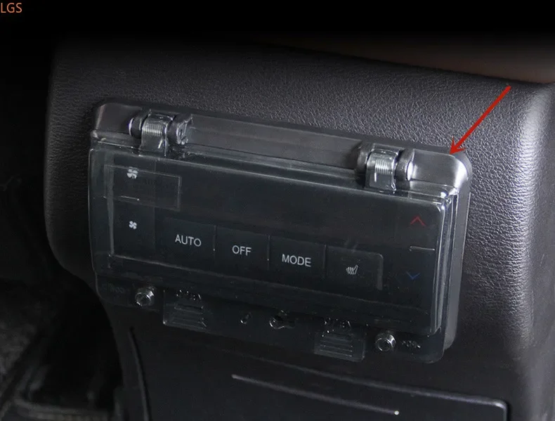 Car Accessories For Haval H9 2015- Plastics Rear air conditioning panel conditioning switch protection cover anti-scratch car accessories