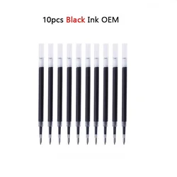 M&G Cute Gel Pens Set with Comfort Grip and Instant Dry Ink - Fun Writing Supplies Gift Kit (10pcs OEM Black Set)