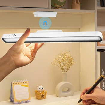 Desk Lamp Hanging Magnetic Table Lamp Led Usb Rechargeable Stepless Dimming Cabinet Closet Wardrobe Night Light 1