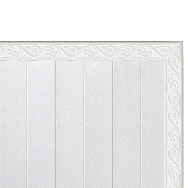 Autocollant de plinthe de ligne de garniture murale 3D, autocollant de garniture murale en vinyle auto-adhésif 230x5x0.4cm, papier peint imperméable pour plinthe domestique 5