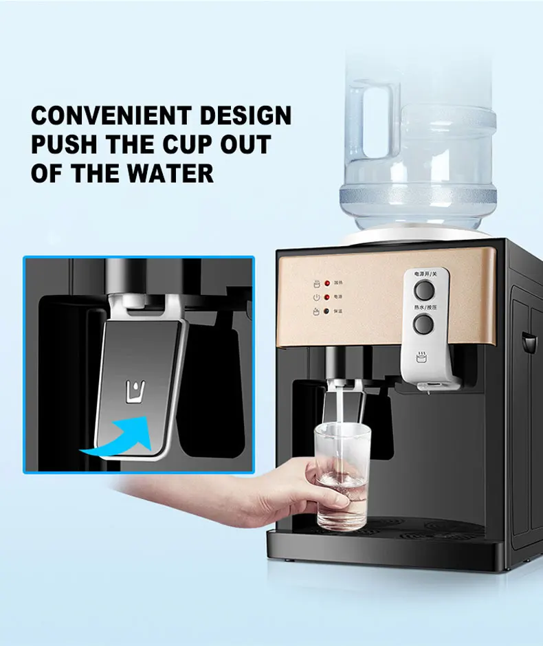 Description Picture 5 of itemHousehold Water Dispenser Desktop Water Dispenser Hot Cool Water Machine Office Water Boiler wasserfilter trinkwasser