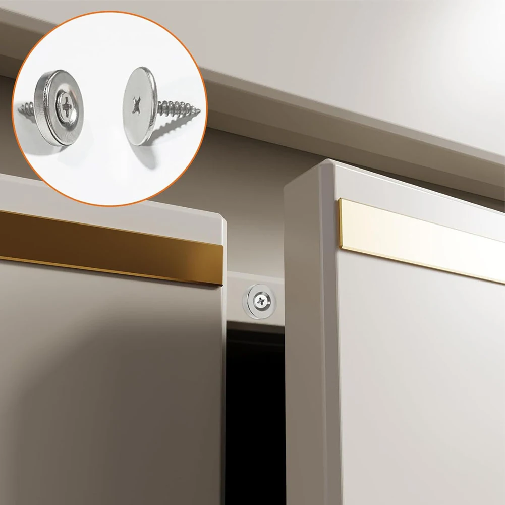 Magnetic Cabinet Catches Magnet Door Stops Door Closer Screw Closet Cupboard Furniture Hardware Stainless Steel Powerful