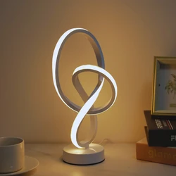 Versatile LED Desk Lamp with Adjustable Tri - Color Brightness, Perfect for Home and Office Decor (WHITE)