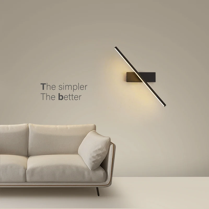 Bedroom Bedside Wall Light Rotatable Adjustable Light Angle Indoor LED Wall Lamp AC110/220V decoration Aisle Lightin led wall lamp wall light