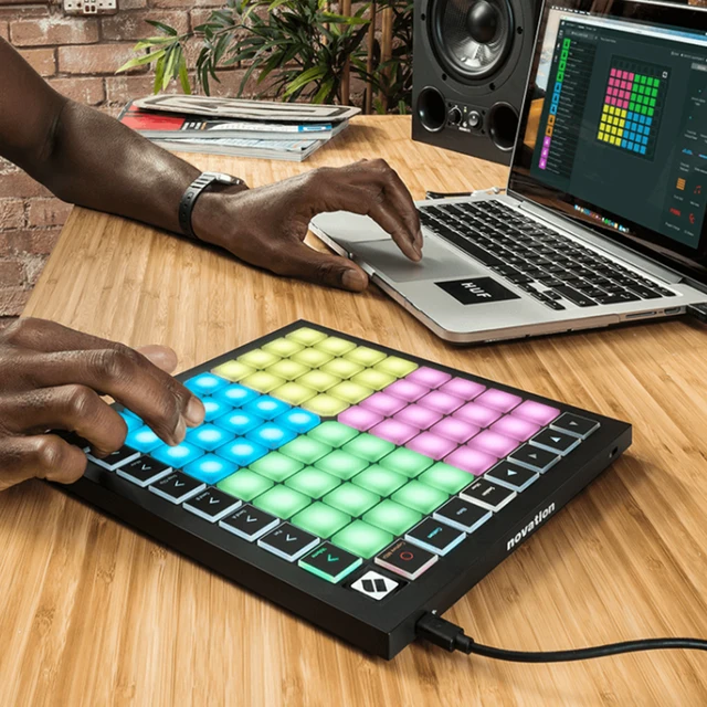 新しいnovation launchpad x usb 64 rgb pads midi grid pad 