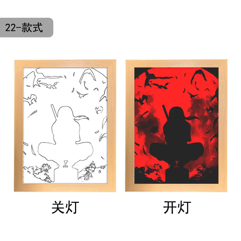 Naruto Anime Photo Frame Night Light Box