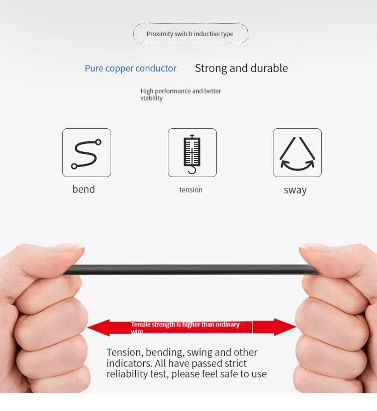 interruptor de proximidade cilíndrico 0-1.6mm sensor NPN