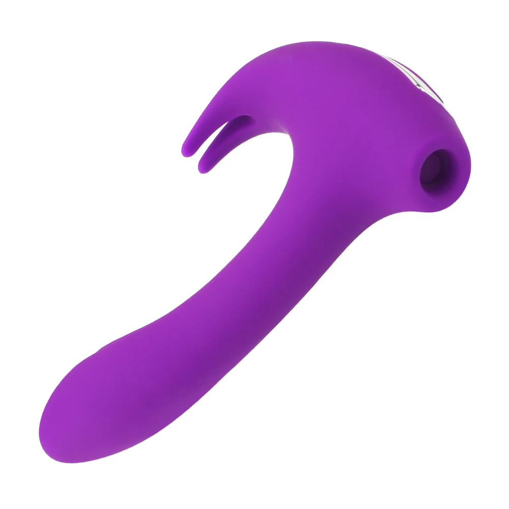 Silicone Vibration Powerful 11 Sucker Vibrator Modes Sex Toys for Women Dildo Vibrating Nipple Blowjob_voghion.com