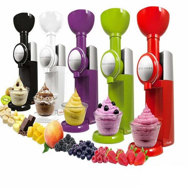 Ice cream maker Big Boss Swirlio Automatic Frozen Fruit Dessert Machine Fruit Ice Cream Machine Maker Milkshake