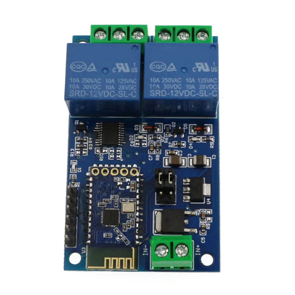 2channel Relay Module Bluetooth Relay 12v Smart Phone Bluetooth App