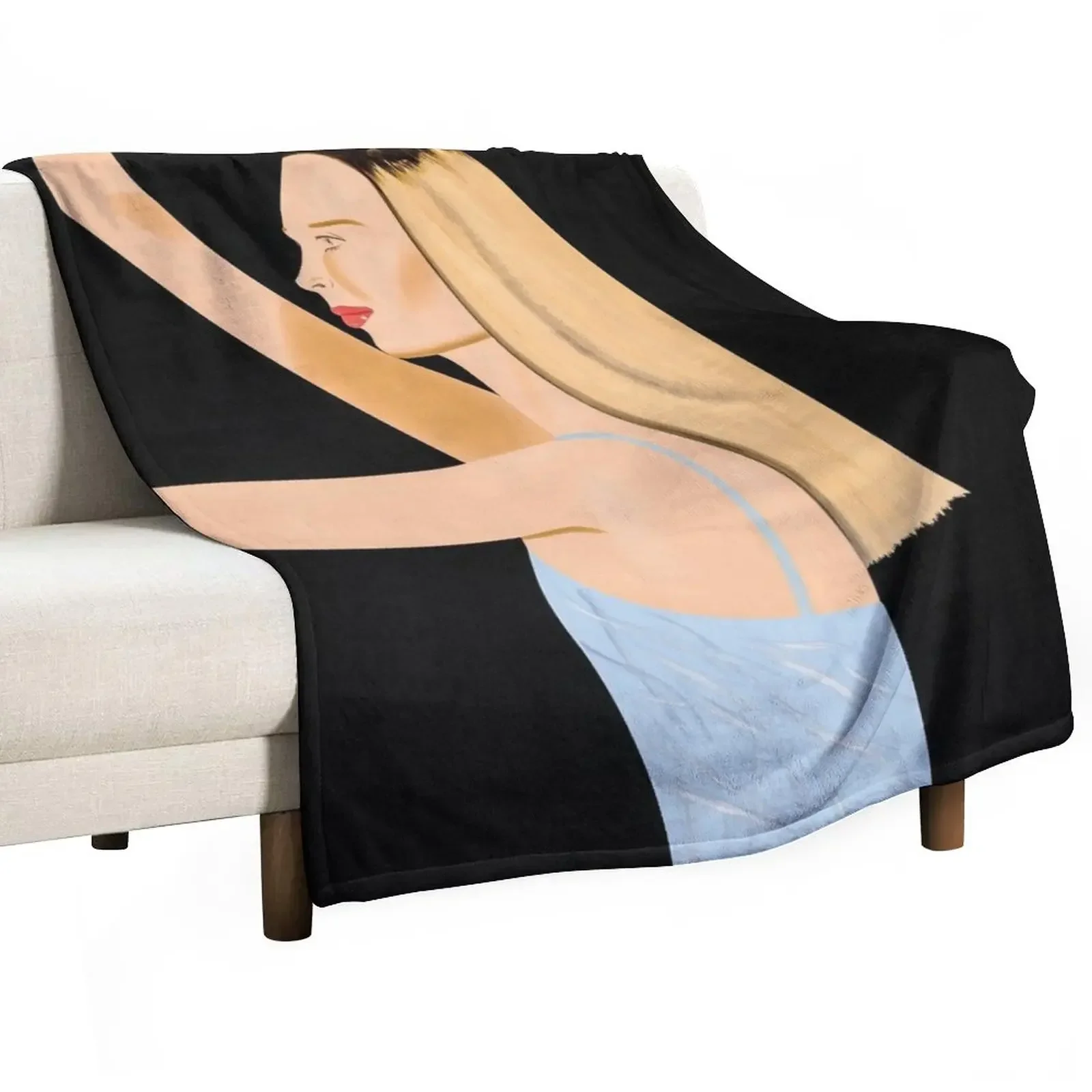 

Dancer | Alex Katz Throw Blanket Decorative Beds Plaid Furrys Flannel Blankets
