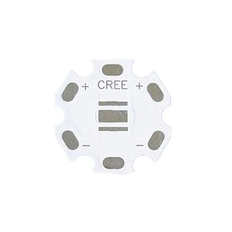 50pcs 5050 LED xml Heat Sink Aluminum Base Plate 5050 LED PCB 20mm for 5W 10W T6 XML2 starboard