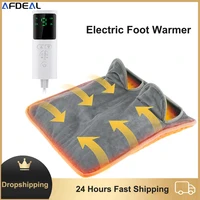 Electric Foot Warmer Heating Pad Soft Plush Washable Portable Winter Heater Thermal Blanket Hand Foot Warming Mat For Bed Sofa 1
