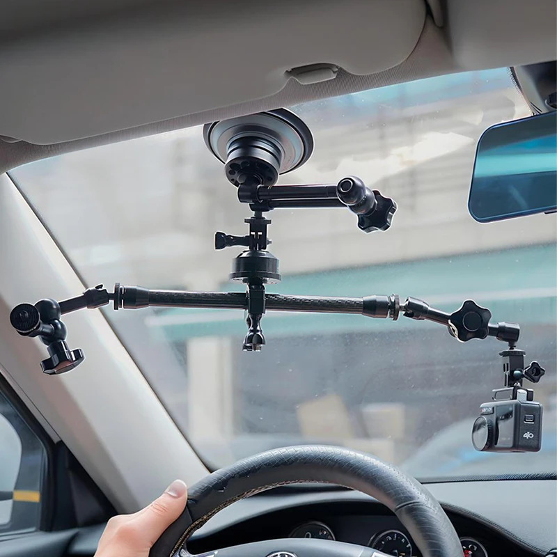 Magic Arm 7 Zoll 11 Zoll Klemme 4 Zoll Vakuum Saugnapf Autotelefon Action Kamerahalter für GoPro Insta360 DJI Action Smartphone – Detail 1