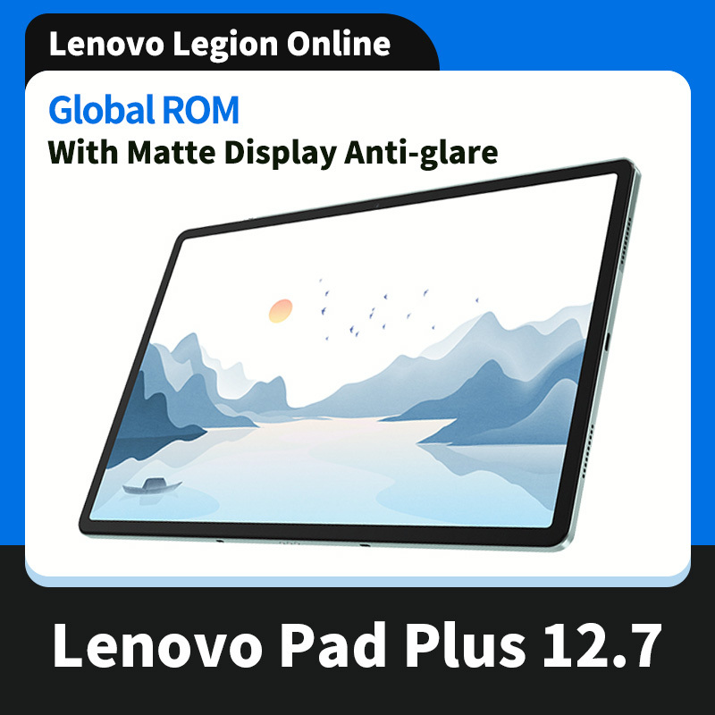 Global Rom Lenovo Pad plus 12.7-inch 2944*1840 LCD Screen 10200mAh Battery MTKtianji7050 TB372FC 13MP 8G128G WIFI version