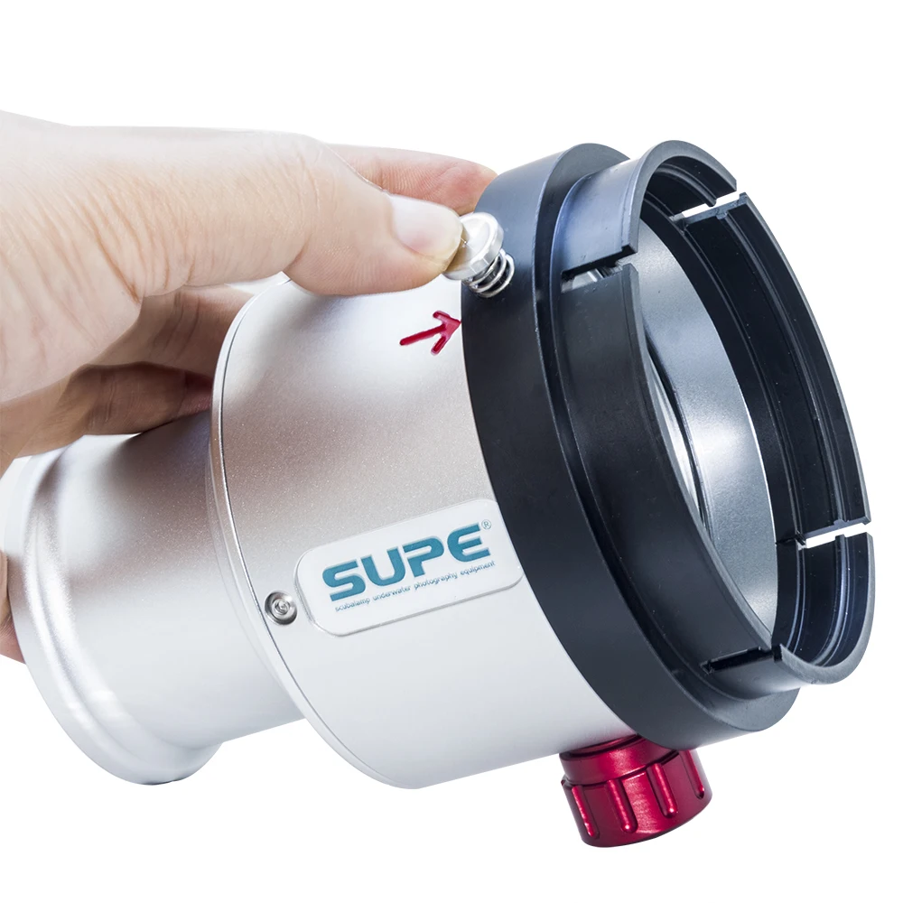 SUPE Scubalamp OSD Optical Snoot stepless shaping device Optional Adapter buy separately