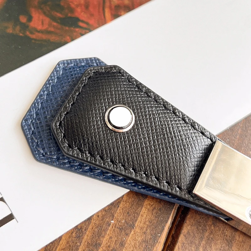 CJS Key Chain MB 2 Color Double Ring Keychain, Stainless Steel Double Ring, One Fixed And One Freely Detachable With Box Set