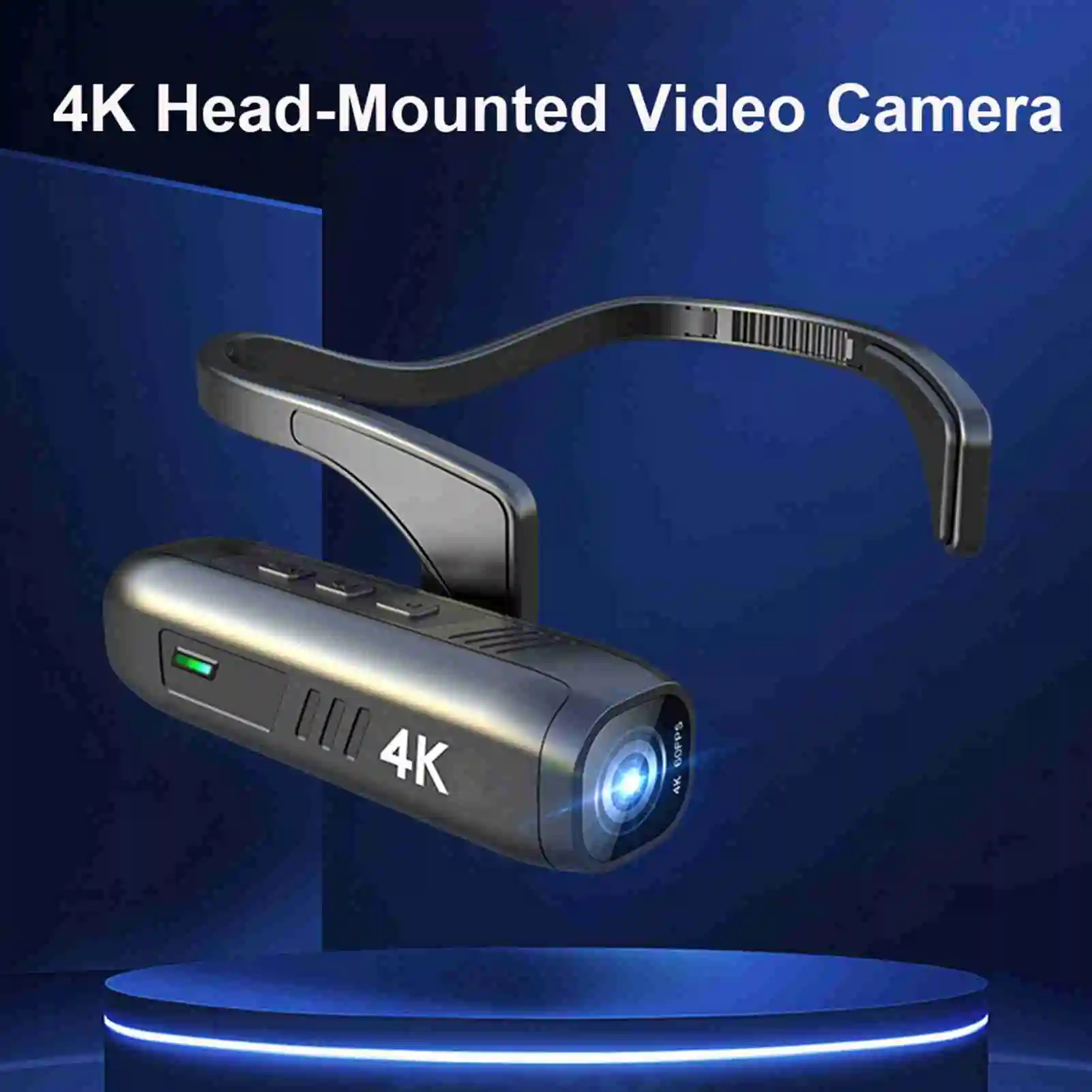헤드 장착형 카메라 4K 30FPS 손떨림 방지 및 120 ° 광각 렌즈 비디오 카메라 웨어러블 비디오 카메라 4k 비디오 카메라 웨어러블