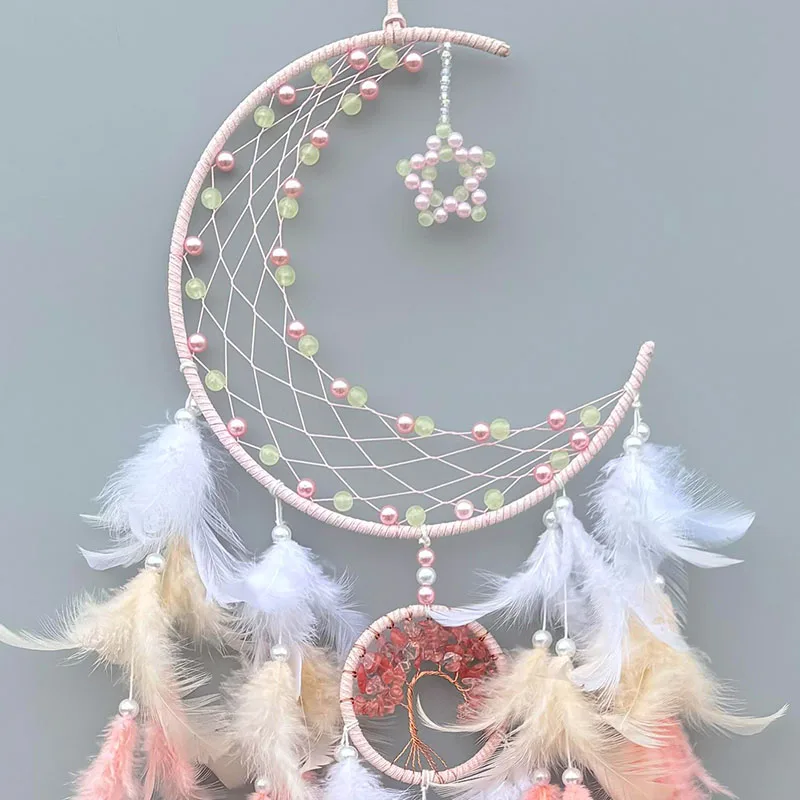 Handmade Dream Catcher Wall Hanging - Native American Inspired Home Decor, Bedroom Ornament, Meaningful Gift - View #8