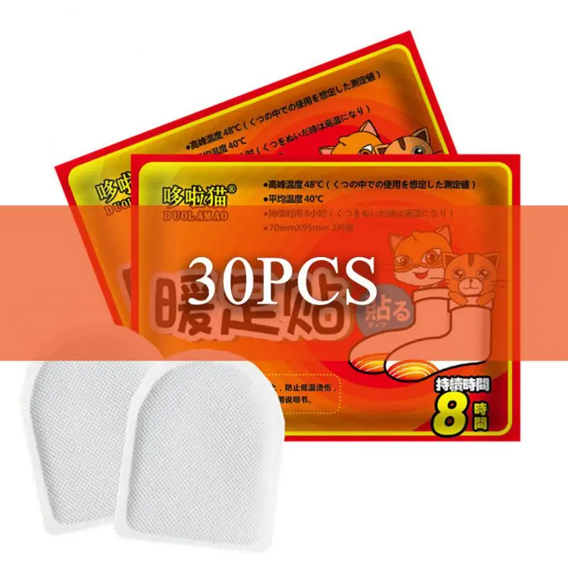 30pc Universal Body Foot Warmer Sticker Self Adhesive Lasting Heat