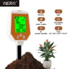 Yieryi 6-in-1 Soil Tester PH/EC/Moisture/Sunlight/Air Humidity/Temp High Accuracy Conductivity PH Meter for Gardening Farming 1