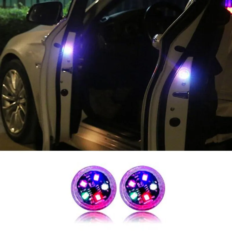 

LED Car Open Door Safety Warning Anti-collision Lights For Renault Koleos Clio Scenic Megane Duster Sandero Captur Twingo