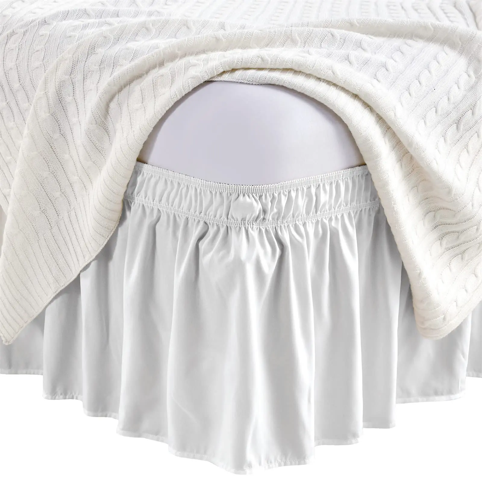 Elastic Wrap-Around Bed Skirt 4