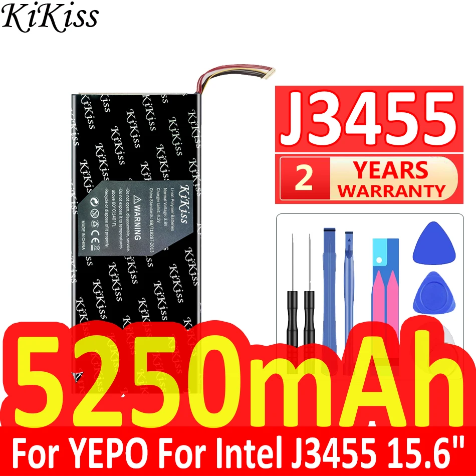 

5250mAh KiKiss Powerful Battery For Yepo for Intel J3455 Batteria