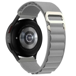 Alpine Loop Strap: Premium Nylon Band for 22mm (Light Grey)