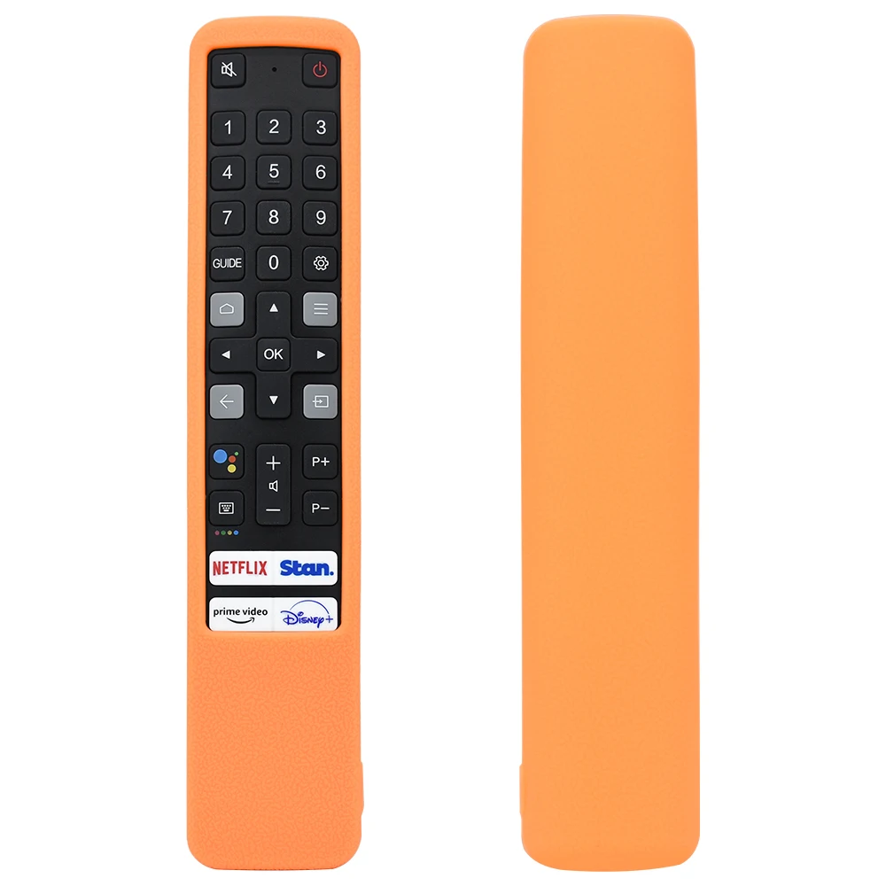 Фото Защитный силиконовый чехол для TCL TV Remote RC901V FMRD/FMR1/FMR8, моющийся противоударный приятный для кожи чехол для пульта дистанционного управления №1