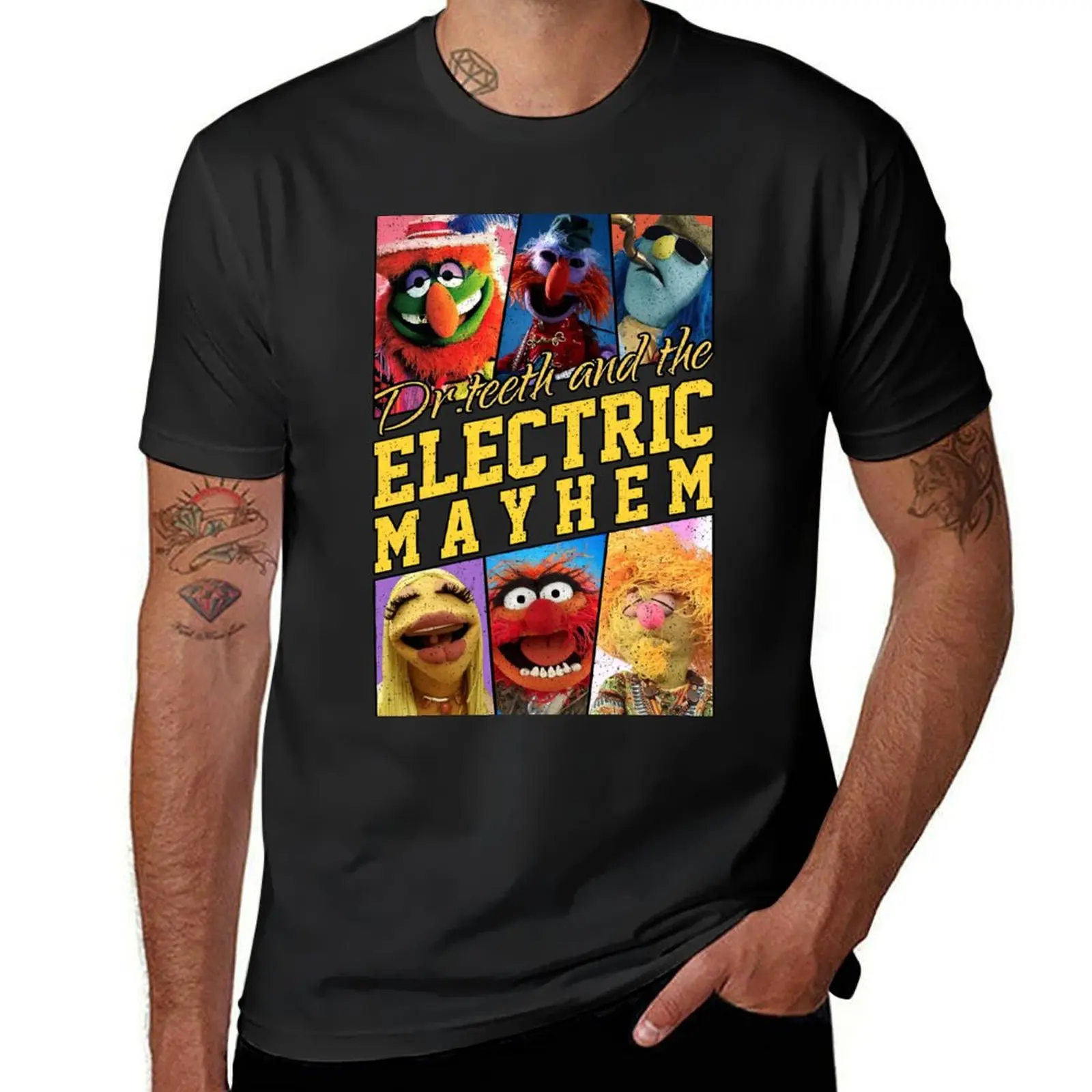 The Electric Mayhem T-Shirt sweat aesthetic clothes for a boy boys whites plain black t shirts men