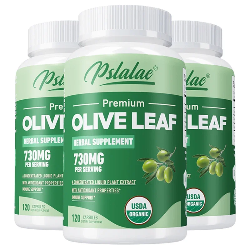 Olive Leaf Capsules-Antioxidant, Immune Support, Promotes Skin, Cardiovascular Health