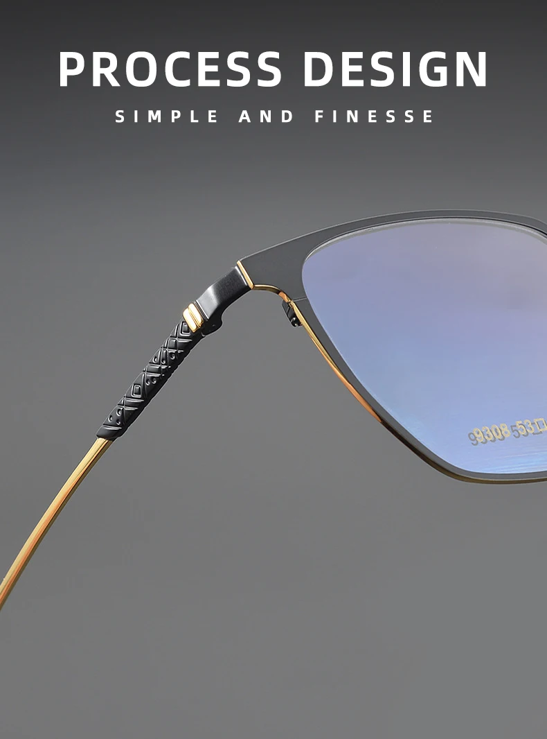 Titanium Reading Glasses - Ultralight Square Frame With Photochromic Lenses