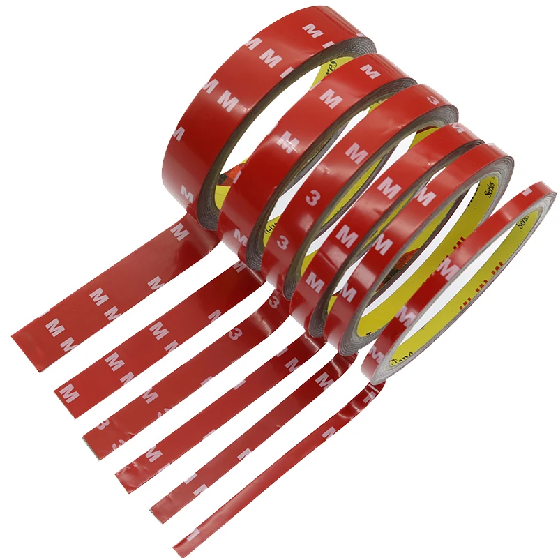 2.5M Double-Sided Tape Different Sizes Of Double-Sided Adhesive Acrylic Foam Plastic Automotive Supplies Office Tape 3