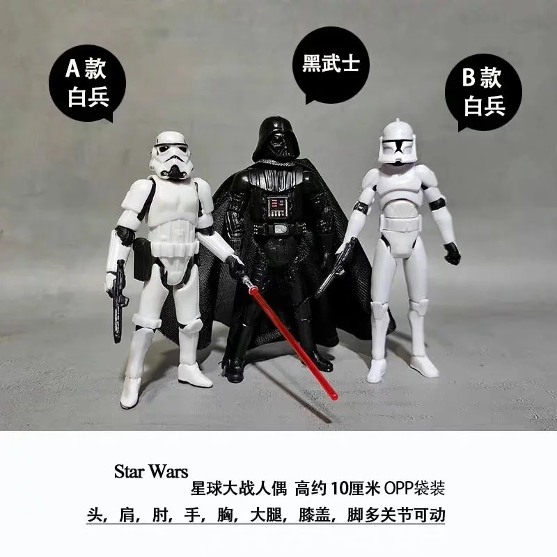 10Cm Star Wars The Black Series Kit Fisto Elite Squad Trooper Anime Action Figure Figurine Da Collezione Modello Di Bambola Regalo Giocattolo