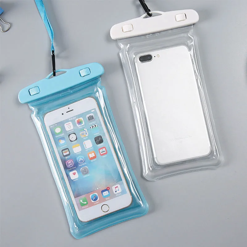 

Transparent Mobile Phone Dry Bag Universal Mobile Phone Transparent Waterproof Bag Sealed Drifting Beach Swimming Dry Bag