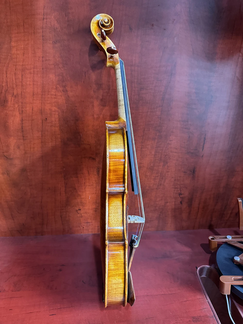40 year natural European maple violin 4/4 set with Italian retro oily varnish professional violin with strong sound!
