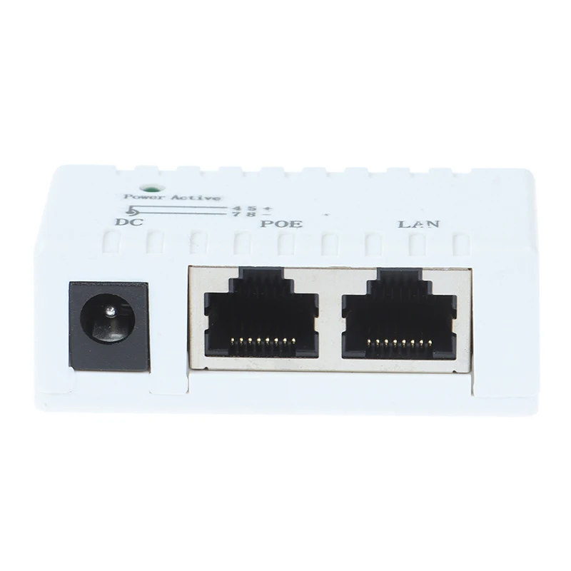 핫 1개 2V - 48V 패시브 POE 인젝터 IP 카메라 VoIP 전화 네트워크 AP 장치 10/100 Mbps 카메라 네트워크 마운트 어댑터