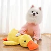 S38fe34fded3c463ca7fe125b9dbf5a9ad.png Cute dog Toy Stomping Duck Bite Resistant Grinding Teeth Cleaning Large Dog Interactive Entertainment Puppy Boredom Plush Toy