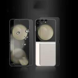 Matte Hydrogel Film - Soft TPU Full Cover Screen Protector (2 - Pack) - Galaxy Z Flip5 (4 In 1)