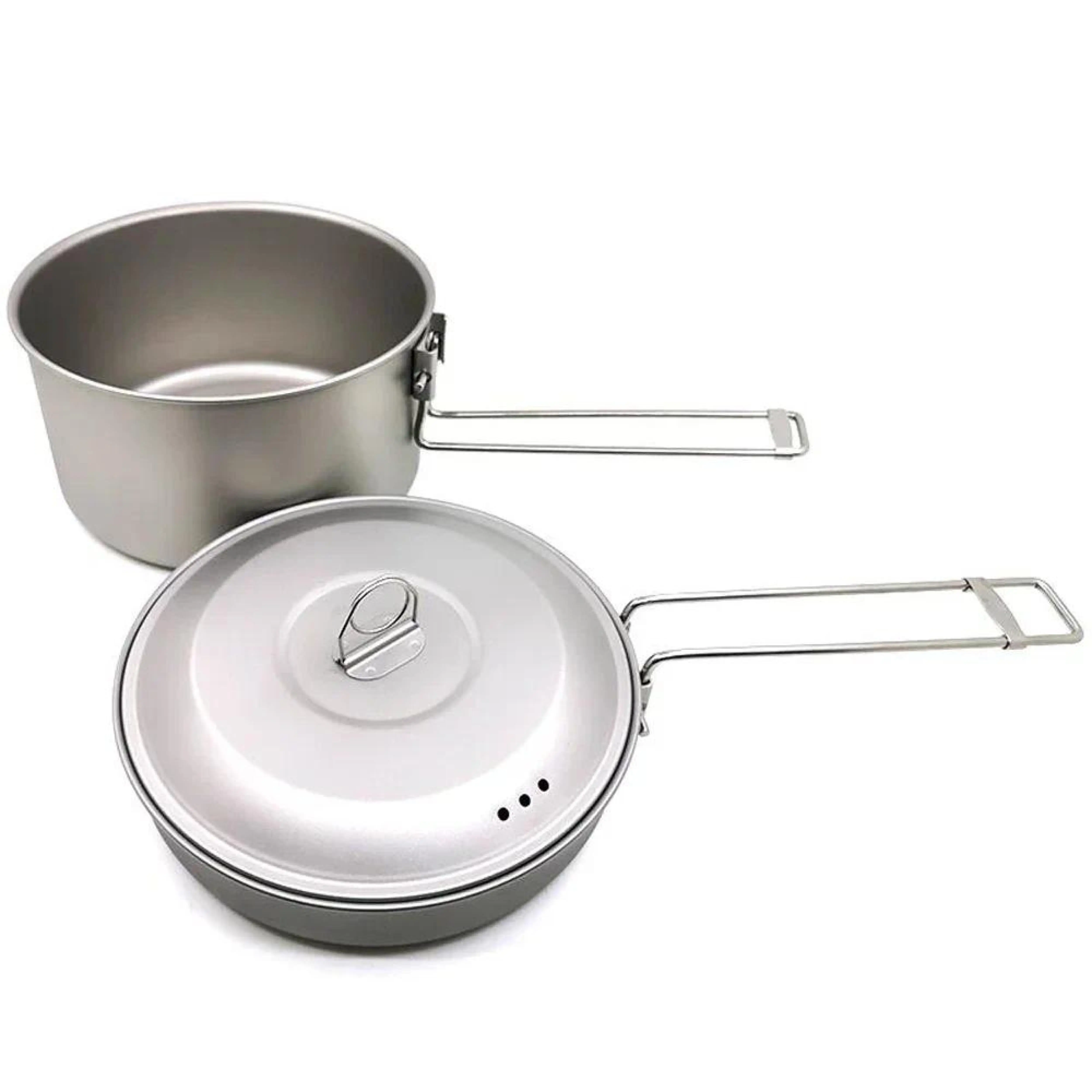 

Camping Pot and Pan Kit Cookware Set Outdoor Cooking Tableware for Hiking Portable Ultra-Light Pot Backpacking Picnic Cooking