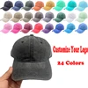 Customized Logo Washed Cotton Embroidered Baseball Cap Snapback Cap with Name Customized Hats Unisex Adjustable Hats 1