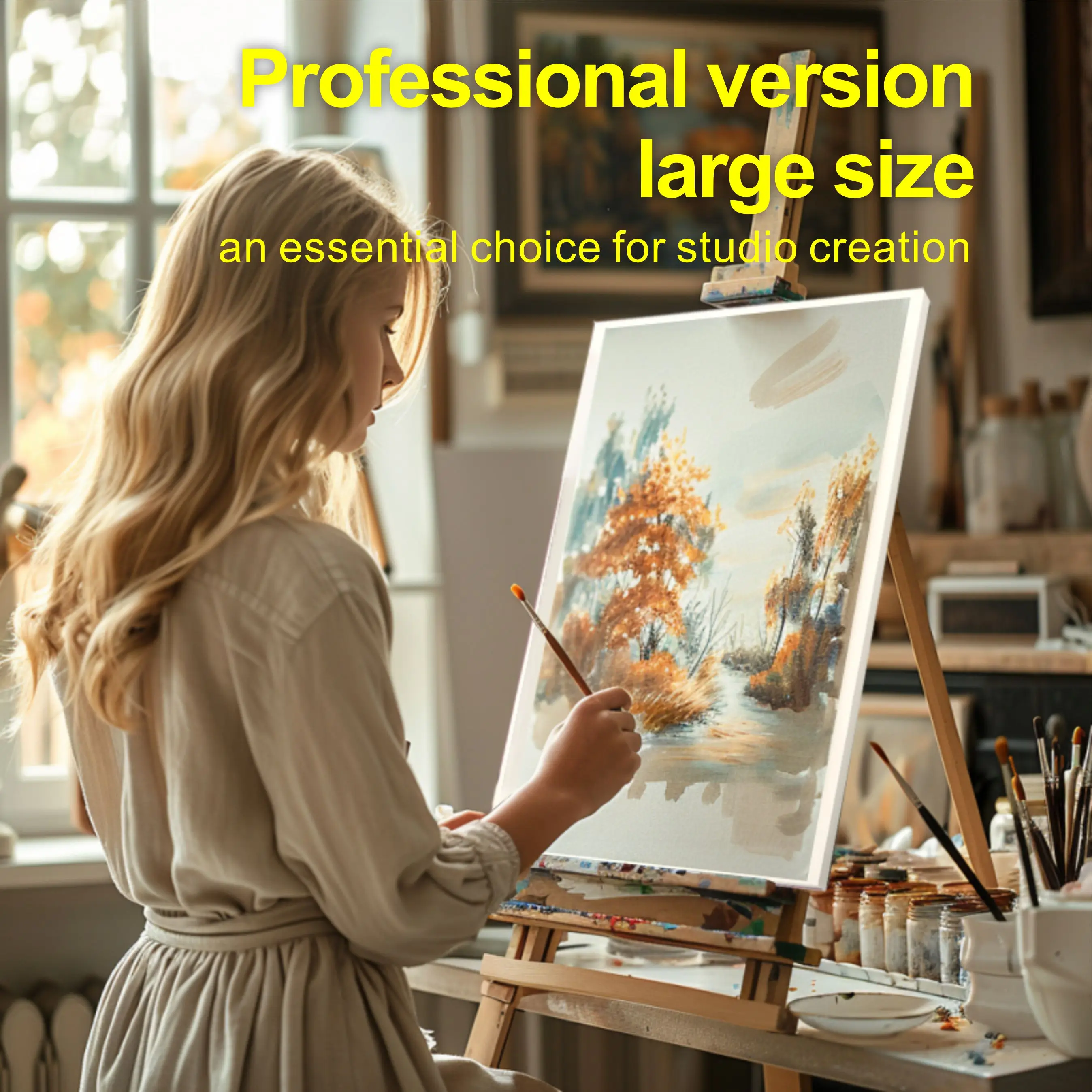 Artsecret 100% 면 수채화 용지 300gsm 페인팅용 표면 저항력이 증가한 아트 페이퍼(페인트 브러시 1개 포함)