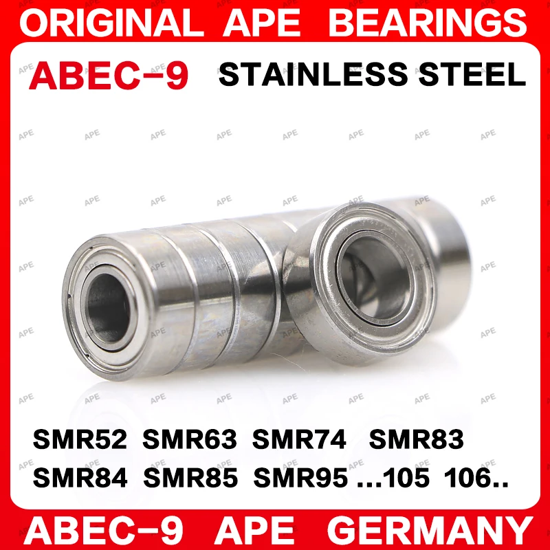 Premium Stainless Steel ABEC-9 Ball Bearings (5/10 pcs)