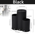 3 hole Black
