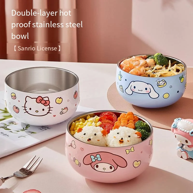 

500Ml Kawaii Sanrio Hello Kitty My Melody Cartoon Glass Graduated Cup Cinnamoroll Kitchen Milk Ml Measuring Water Graduated Cup