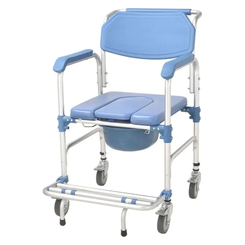 Multifunctional Shower Chair Comfortable Bath Seat for Pregnant Women and Disabled, Sturdy and Safe Bathroom Aid